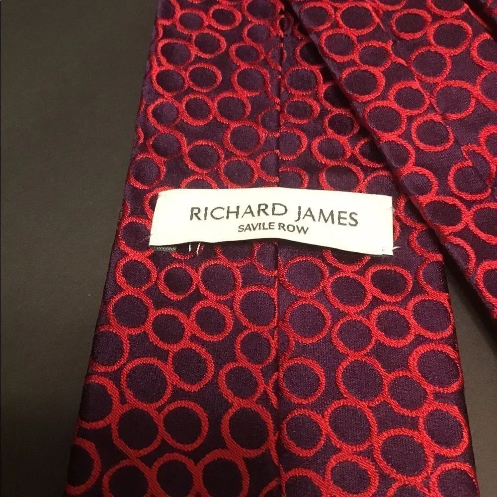 Richard James Men’s Tie 100% Silk Made in Italy
